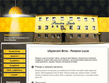 Tablet Screenshot of luciepenzion.cz